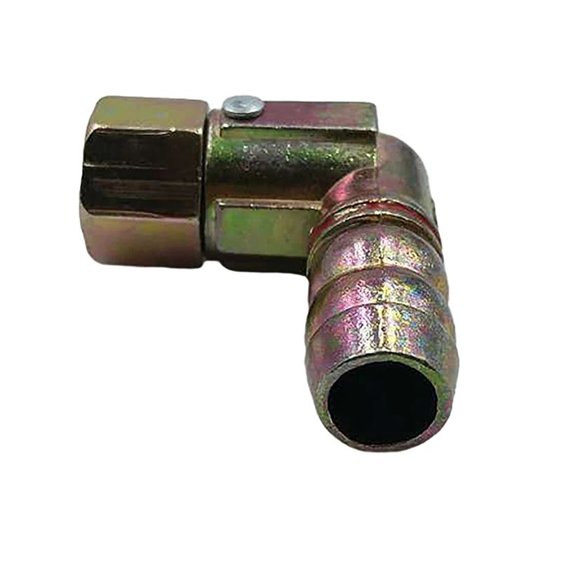 Accesorio de manguera de latón para cocina de Gas, acoplador de conector de tornillo de codo de admisión de rosca interna, conexión de manguera de