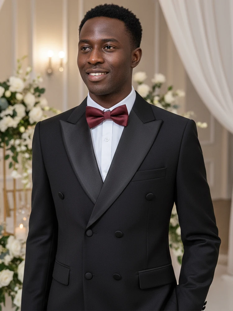 

ST Cassy High Quality Men's evening gown Slim Fit Leisure suit Male Groom Wedding Blazers Elegant man suit