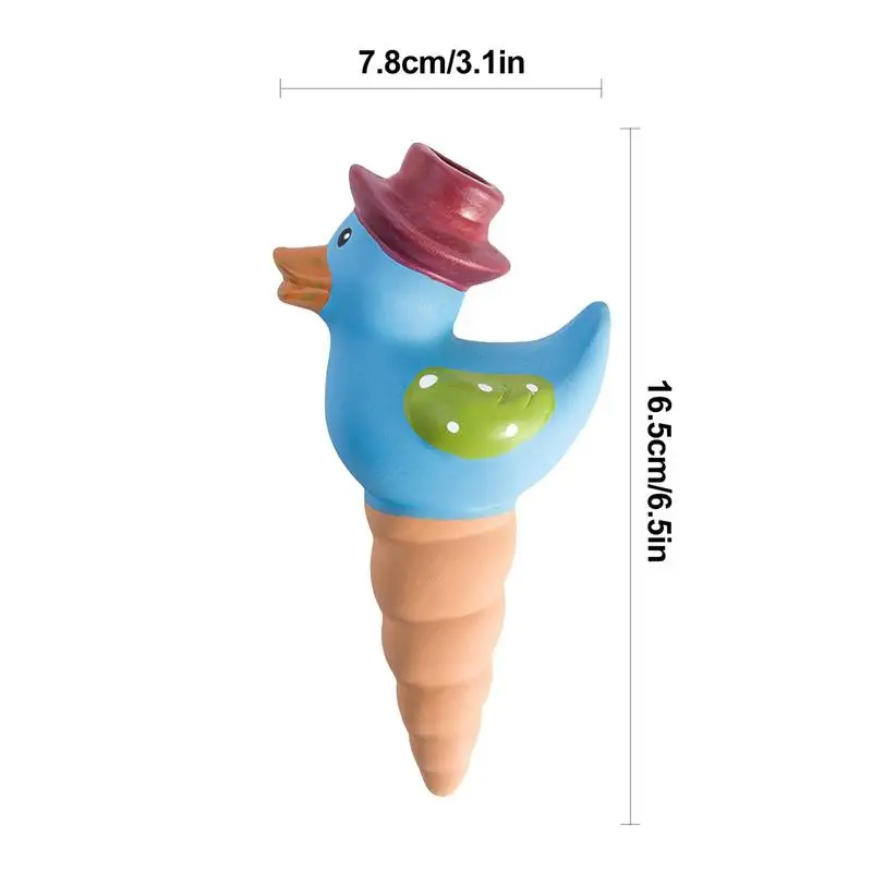 Pot Watering Spikes Duck 4 Pieces Watering Spikes Automatic Plant Waterer Plant Accessories Sturdy Plant Watering Devices For