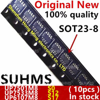 (10piece) 100% New UP7501M8 UP7501MB UP7501 S0 SO UP7533M8 UP7533MB UP7533 S12 UP6107M8 UP6107MB UP6107 S17 sot23-8