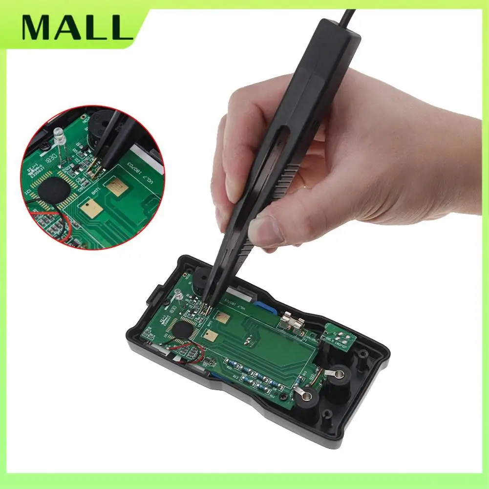 MALL SMD SMT チップテストクリップリードプローブデジタルマルチメータメーターピンセットコンデンサ LCR コンデンサテストペン