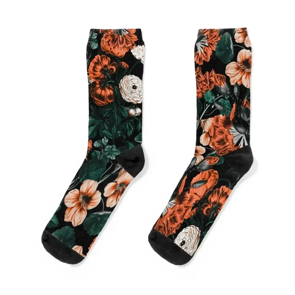 

NIGHT FOREST XVII-A Socks Novelties Hiking boots Stockings compression valentine gift ideas Socks Women Men's