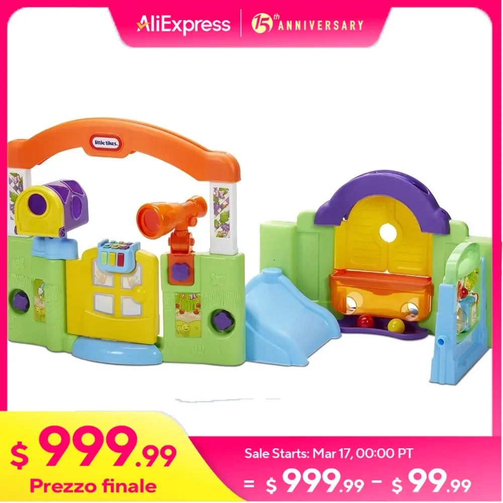 Playhouses, Activity Garden Playhouse for Babies, Infants and Toddlers - Easy Set Up Indoor Toys with Playtime Activities