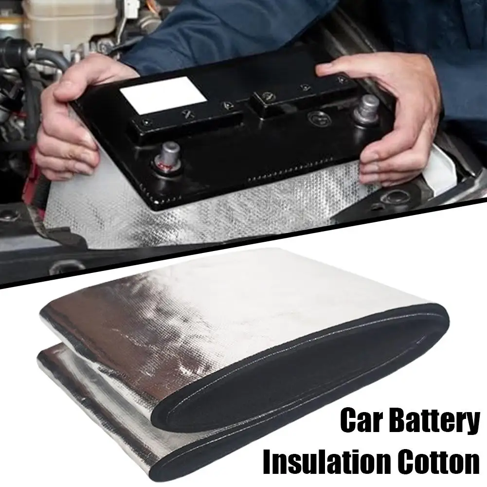 

Car Battery Insulation Cover Fireproof Flexible Shield for RV Trailer Boat Marine Cold Weather Winter ATV Motorcycle Lawn Mower
