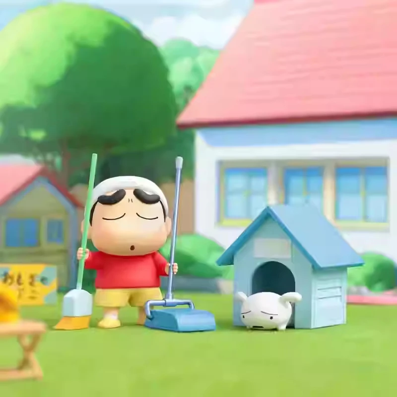 Toptoy Crayon Shin-Chan Shiro Series Blind Box – handgefertigte Alltagsspiel-Ornamente, trendiges Sammlerspielzeug als Geschenk