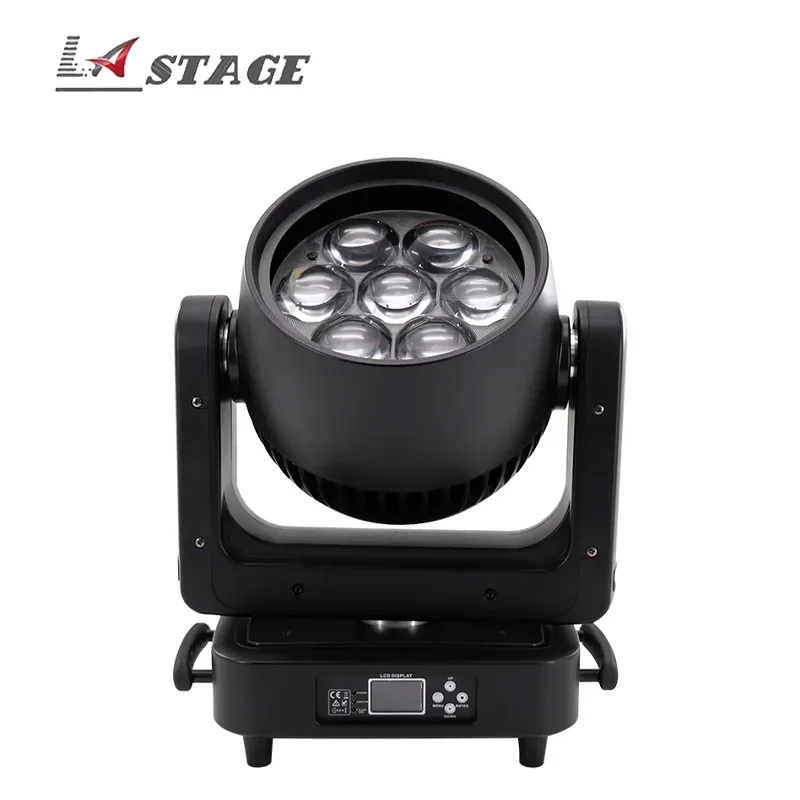 4in1 led Wash Moving Headlight DJ Disco Show Wedding Zoom 7x60w rgbw