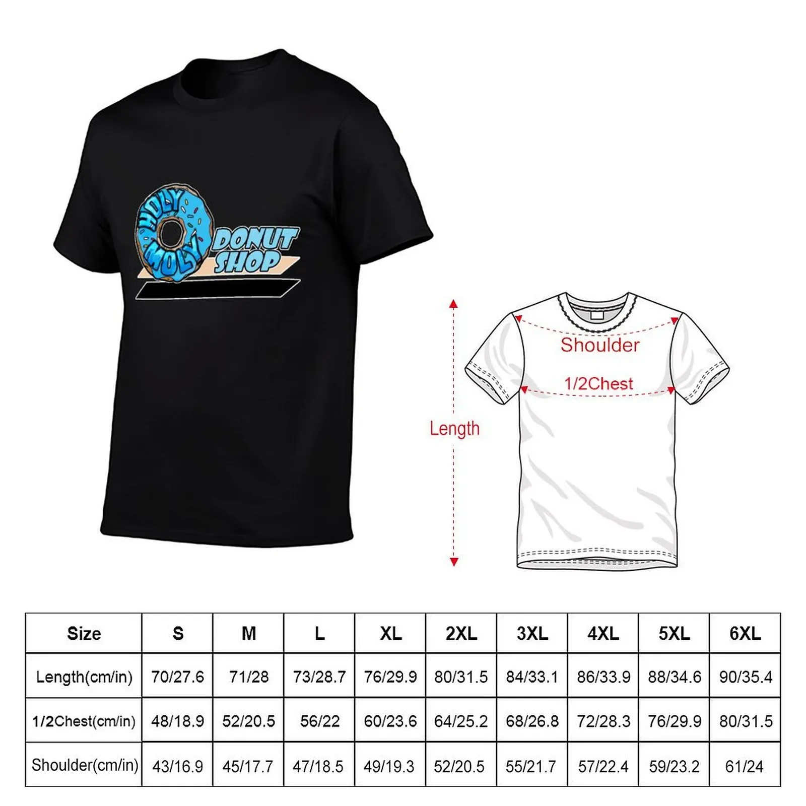 Holy Moly Donut shop T-Shirt funny costumes hippie clothes luxury clothes men