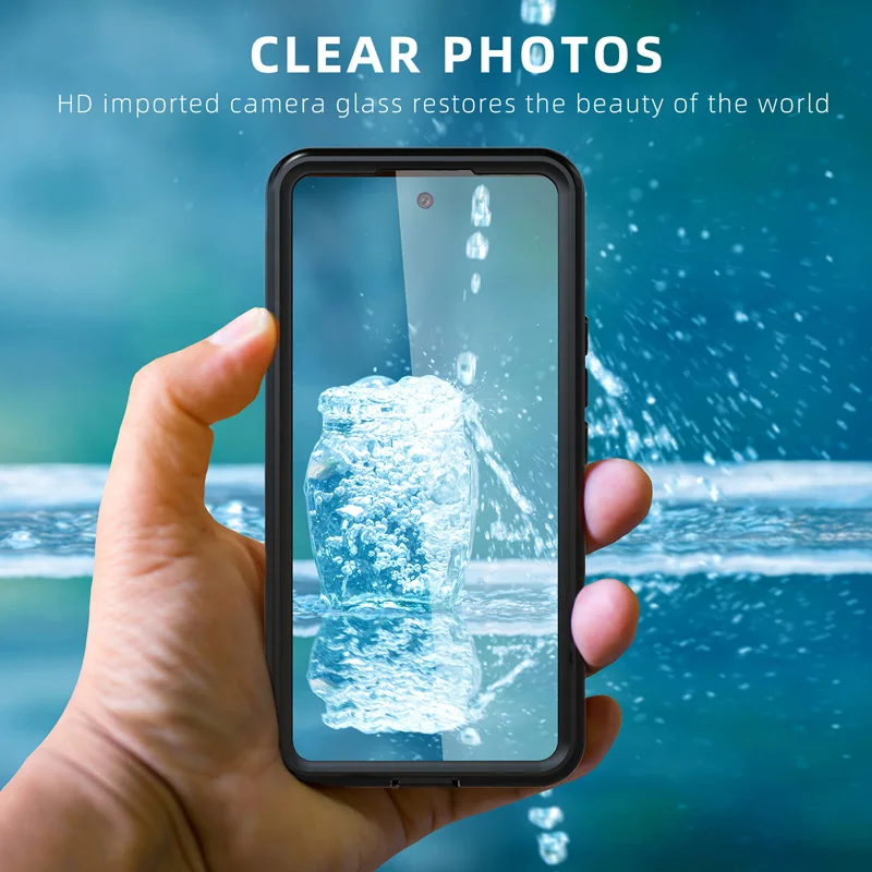 IP68 3 Meter Waterproof Case For Samsung Galaxy A55 A54 A53 A35 A34 A32 A15 A14 A52 A51 Diving Swim Outdoor Sports Anti-fall