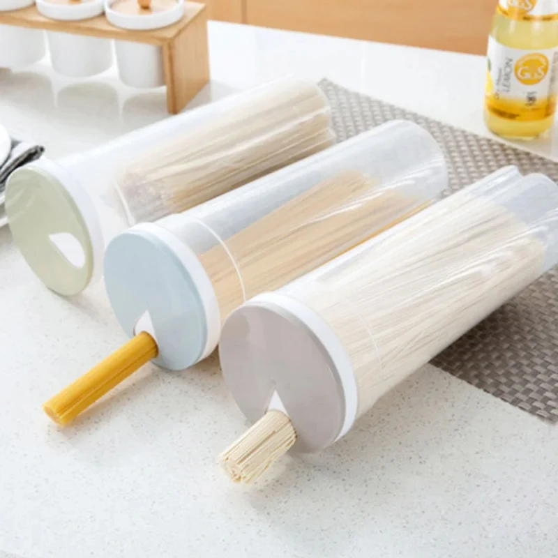 Organizador de Pasta de trigo y fideos, contenedores sellados herméticos, caja de almacenamiento de frutas y verduras para cereales, espaguetis, caja de almacenamiento de alimentos