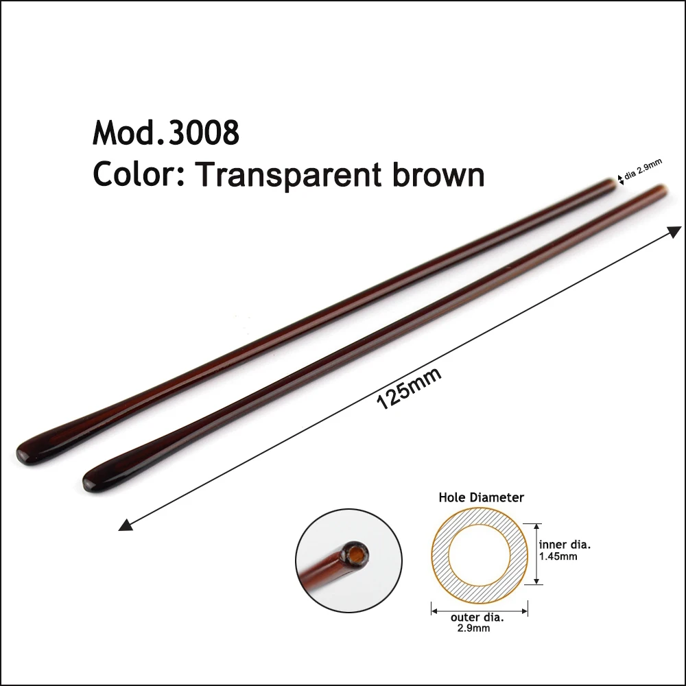 1pair Acetate Glasses Temple Tip Long Type Eyeglasses Leg Eyeware Accessoreis Shiny Black Brown Round Square Hole