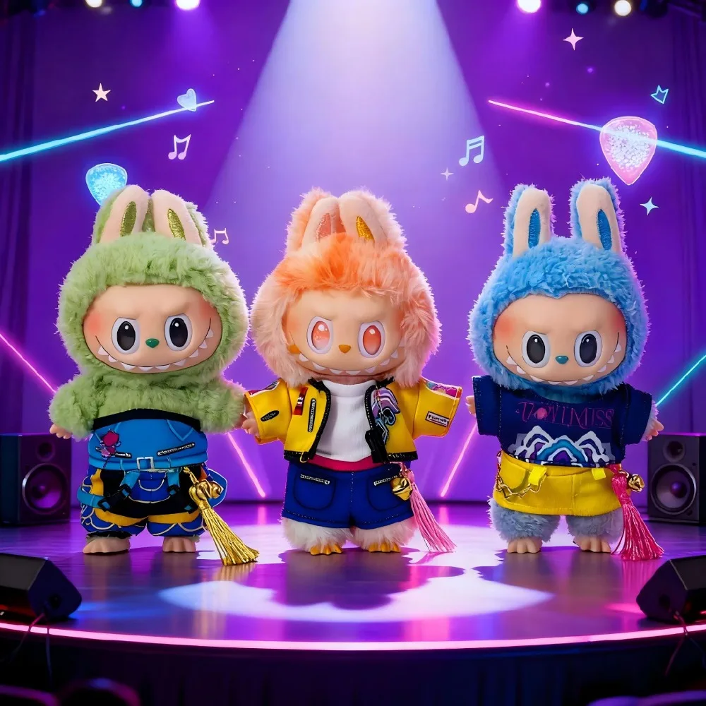 

Новый стиль: одежда для куклы Лабубу 15/17 см, наряды для аниме-косплея, аксессуары для кукол, игрушки для игр в домик, подарки