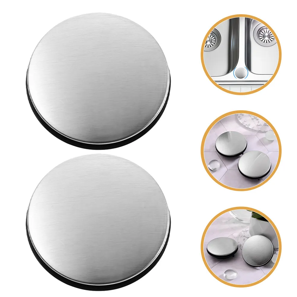 

6Pcs Premium Stainless Steel Sink Hole Covers for Kitchen Sink Faucet Holes Soap Dispenser Caps Leak Proof Rust Resistant