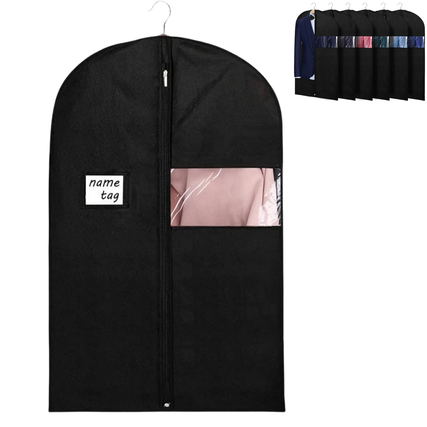 

Garment Bags for Hanging Clothes, Suit Bags for Closet Storage, Suit Cover Bags for Suits, T-shirts, Jackets, Business Wear