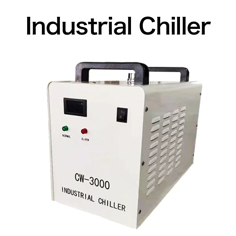 CW3000 Industrial 9L Chiller Refrigeration Constant Temperature Cutting Engraving Laser Tube Spindle Universal Water Tank