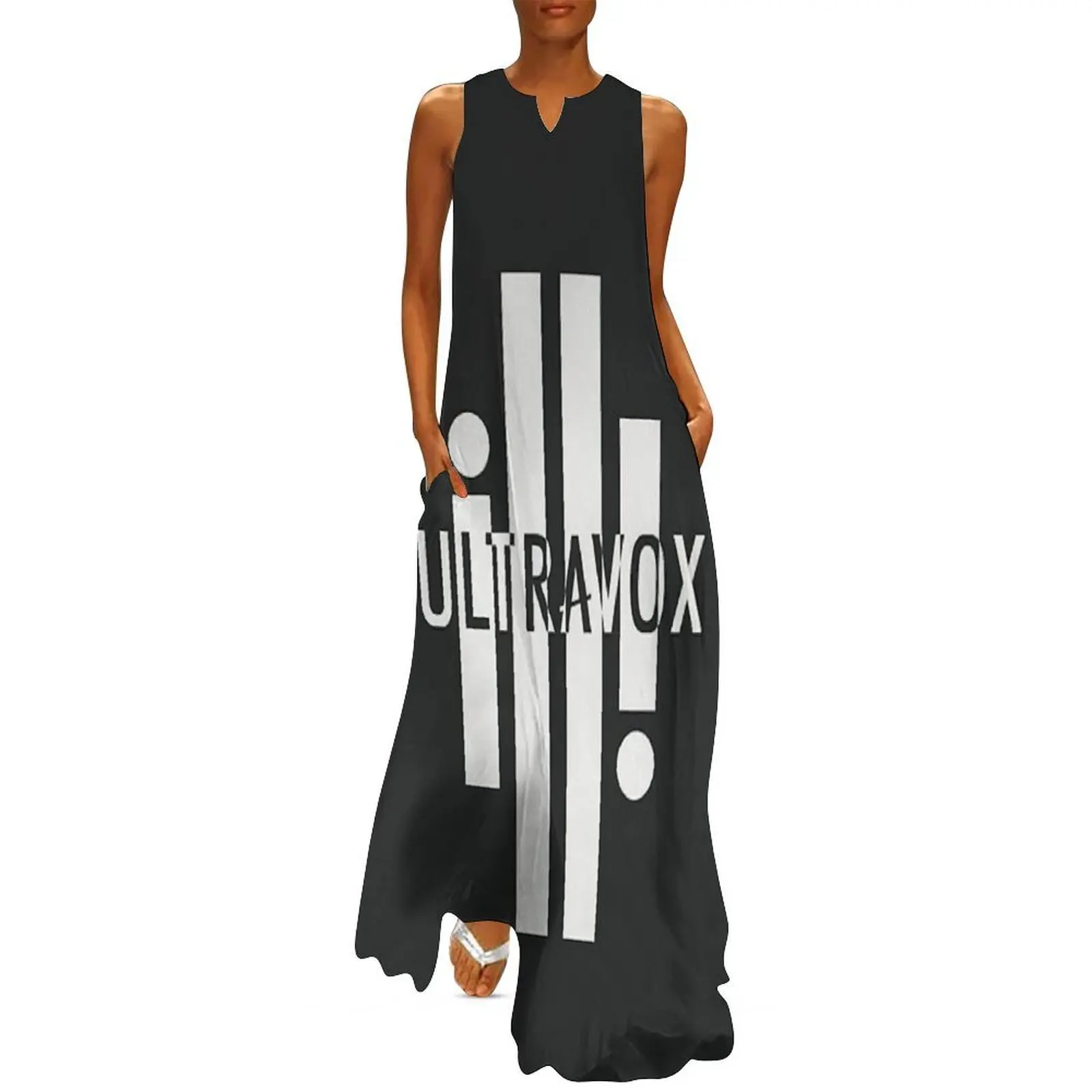 

Ultravox - 'Brilliant' Logo Long Dress women's clothing summer 2025 novelties Woman clothing dresses for womens 2025 cute dress
