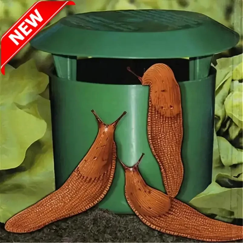 

[High-Quality Snail Trap] Durable High-Quality Snail & Slug Trap - Safe Plastic Cage for Vegetables and Flowers