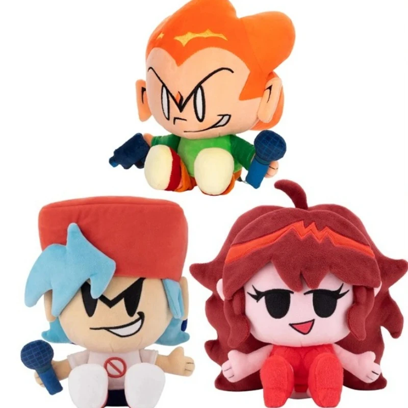

FNF Friday Night Girlfriend Boyfriend Nene Pico Darnell Plush Doll Soft Stuffed Cotton Anime Toy Kids Halloween Christmas Gift
