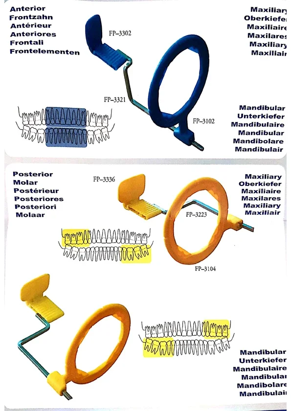 

Kit Dental X-Ray Film Positioning System FPS3000 Intra Oral X ray Film Position Holder Dentist Instrument