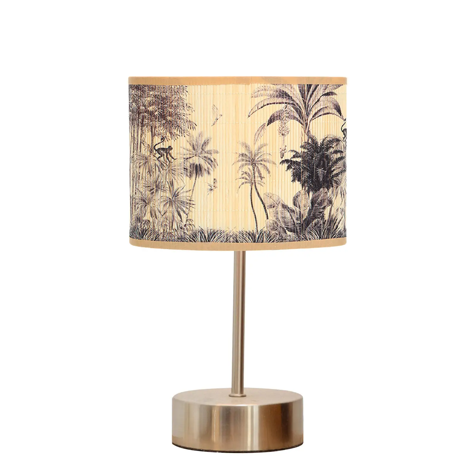 

Oval Bamboo Lamp Shade for Desk Table Floor Lamps Bedside Lanterns Replacement Rustic Light Cover Basket Decorative Accessory