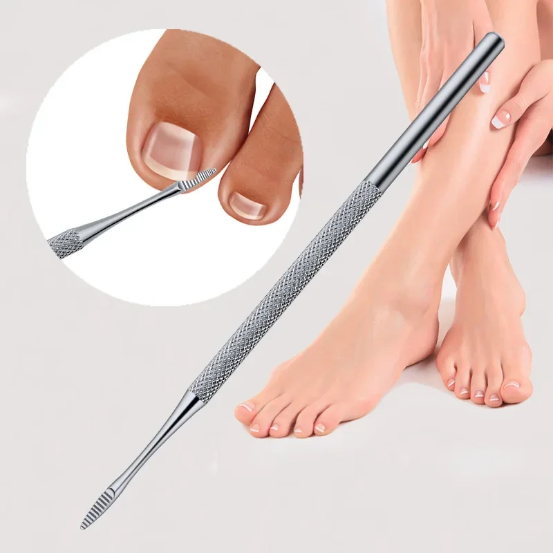 Double Ended Ingrown Toenails Correção Lifter, Toe Nail File, Foot Care Tool, Manicure e Pedicure Hook, 1 PC, 2PCs