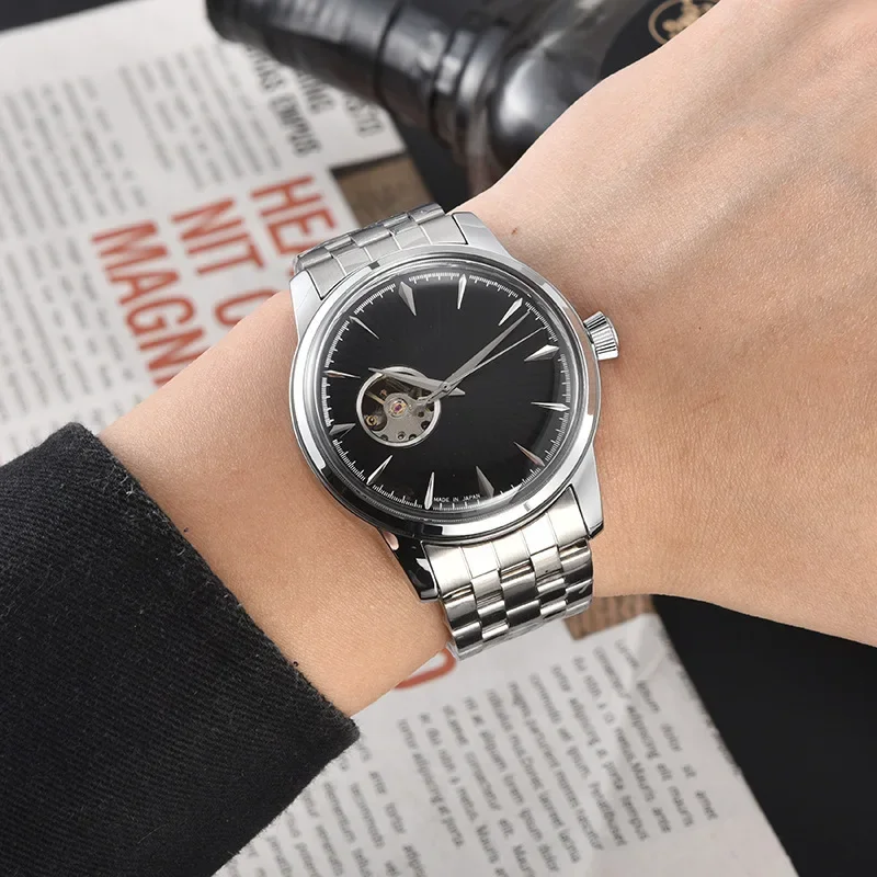 15 Color 40.5MM Men's Watch NH Luxury Business Automatic Watch NH35 Sport Stainless Steel Waterproof Automatic Mechanical Watch