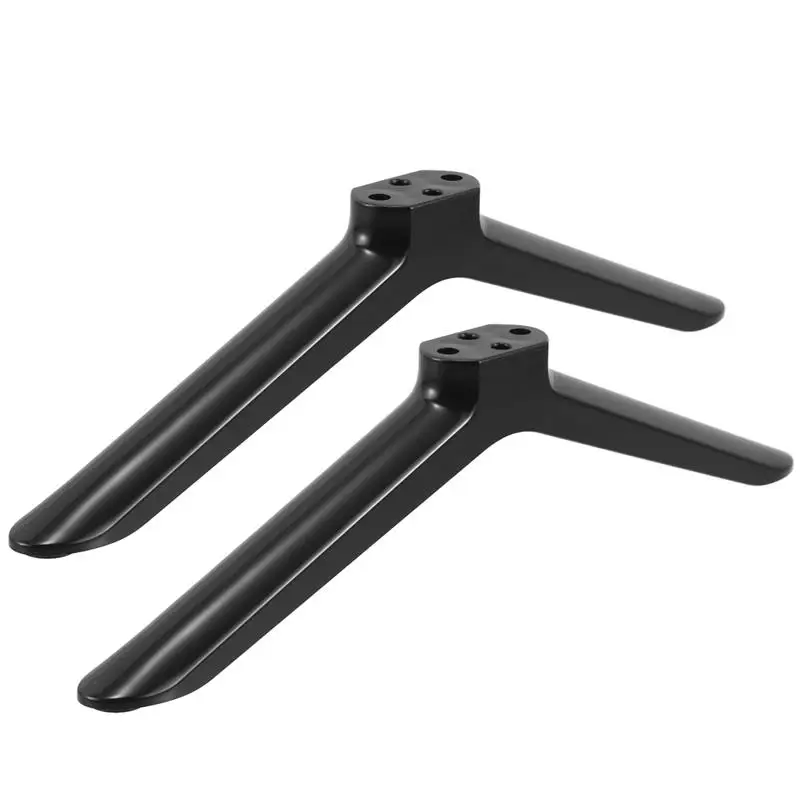 

2pcs Stand Legs 40 Inch Base Black Plastic Stand Replacement Flat Screen Holder For Living Room Bedroom Black