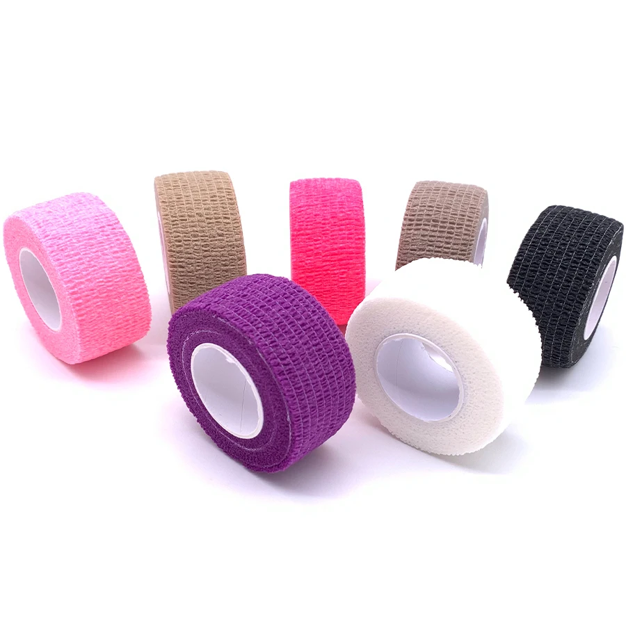 

5pcs Flex Nail Art Bandage Roll Protection Finger High Stretch Compression Self-Adhesive Tape Wrap Manicure Tools