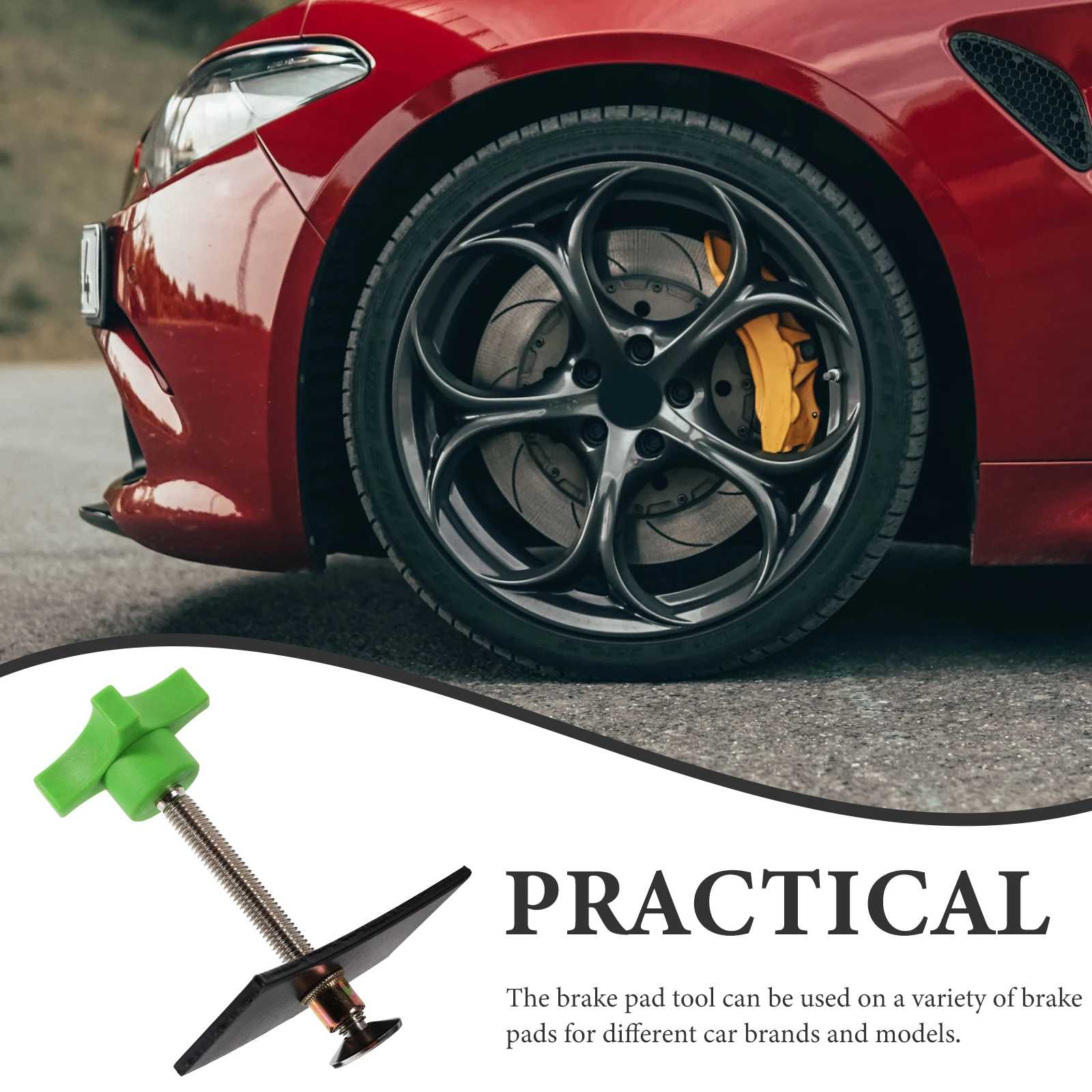 

2pcs Disc Brake Pad Spreader Swivel Tool Pump Adjustment Group Compression Tools Pads Replacement Durable Steel Mechanics Repair