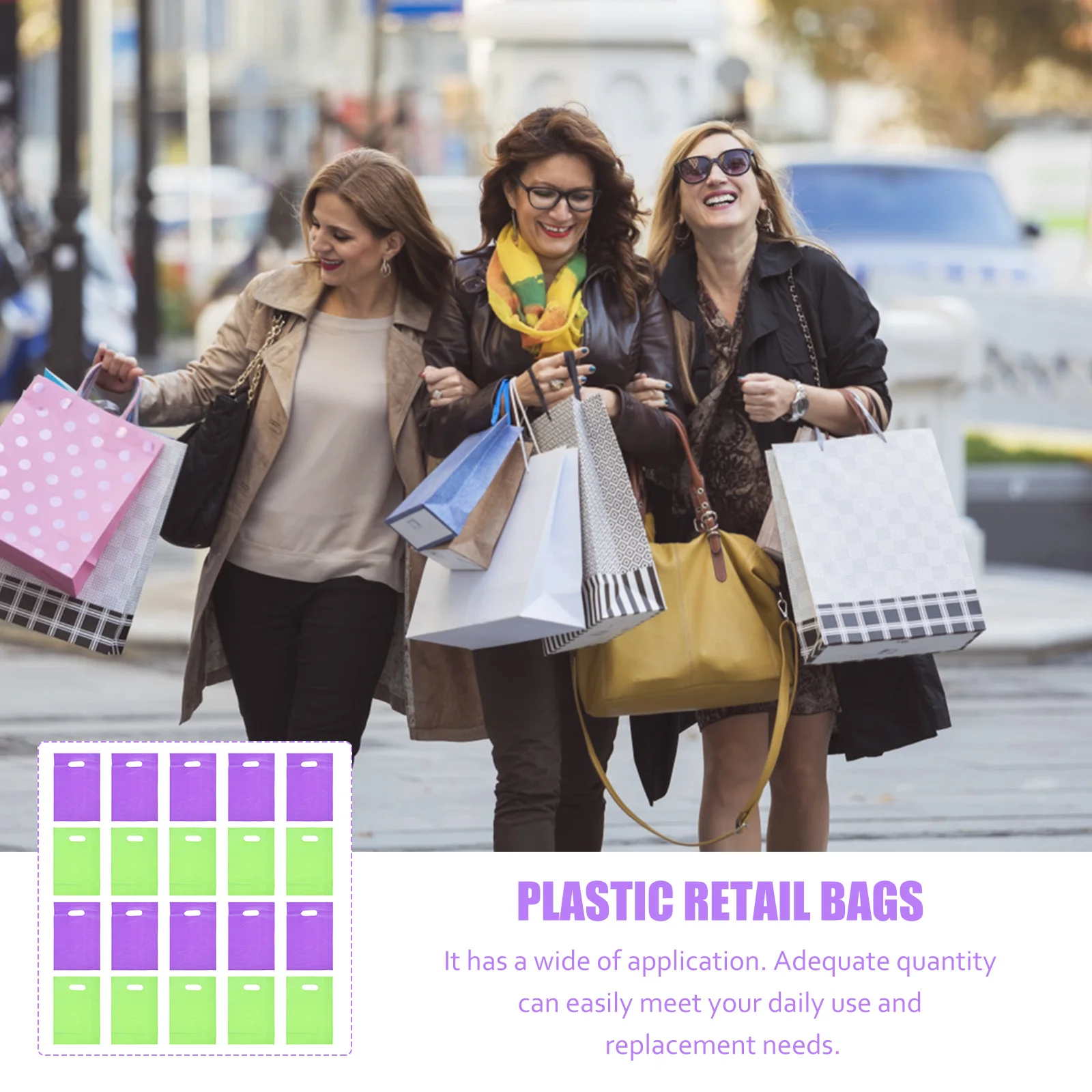 

200Pcs Shopping Gift Bags for Boutique Small Business Reliable Packaging Wide Application Bags for Small Business