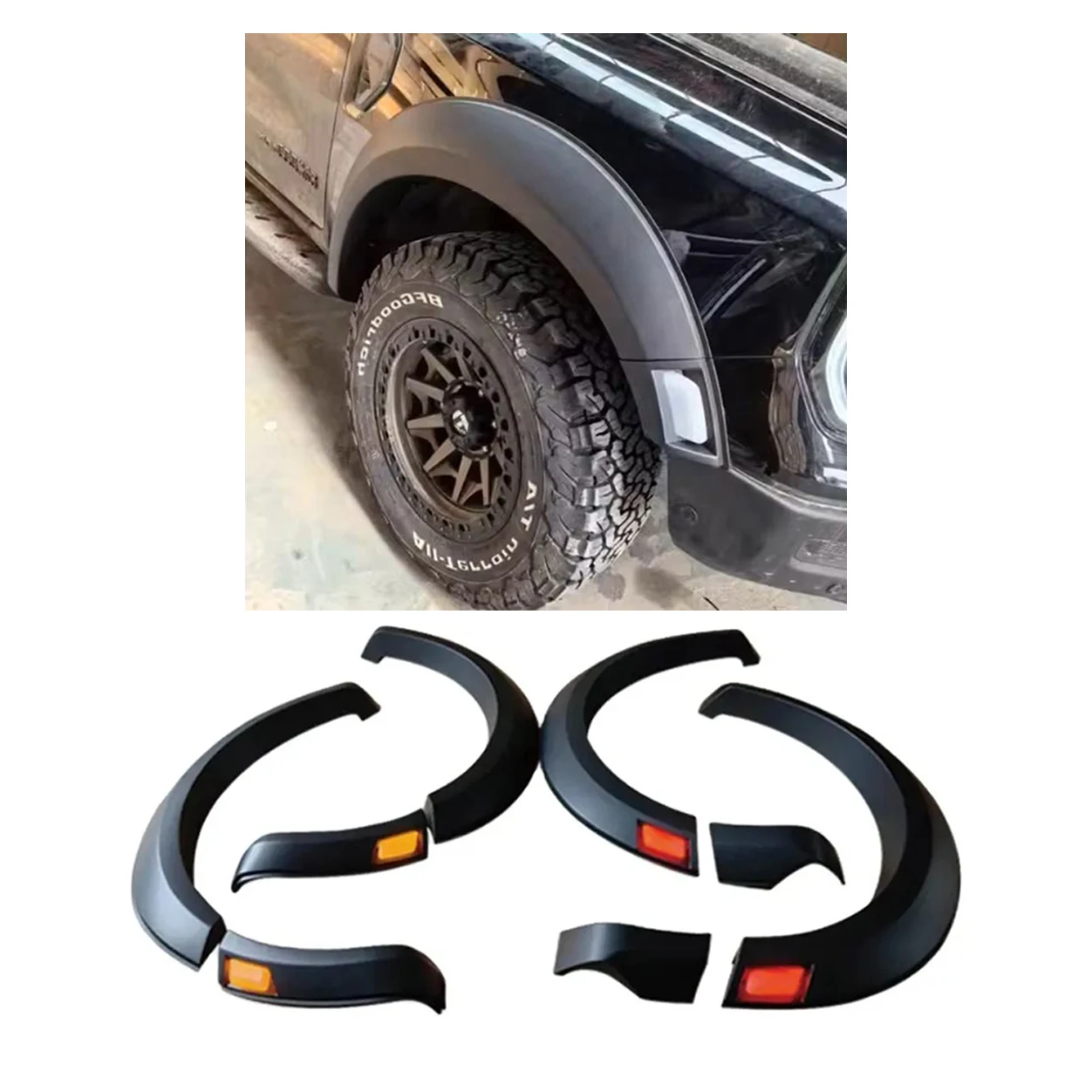 

Ranger T9 Pickup Truck Widened Wheel Cover Modified Raptor Version Off-Road Wide-Body Wheel Arch With Light Car Accessories Part