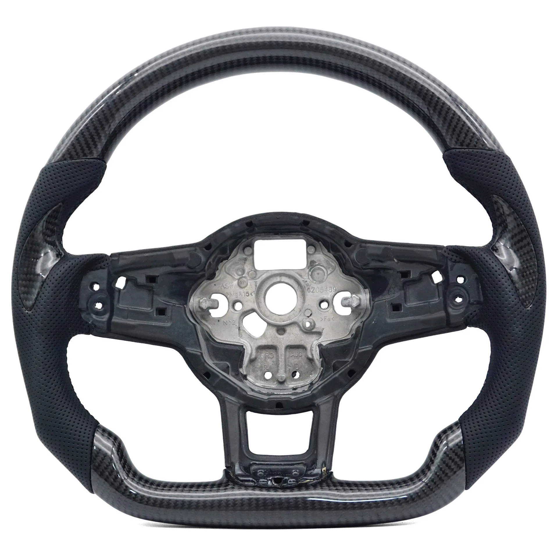 Suitable for Golf 7GTI Sports RLINE Carbon Fiber Black Line Side Patch Modeling Steering Wheel