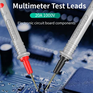 Mastfuyi-digitaler Multimeter-Sonden-Testleitungen, universelle Nadelspitze, Multi-Tester, Bleiprogramm, Stiftkabel, FY-S47, 1000V, 20A Hauptverkäufe wie man Hydrometro mit Nadel sperren - №6