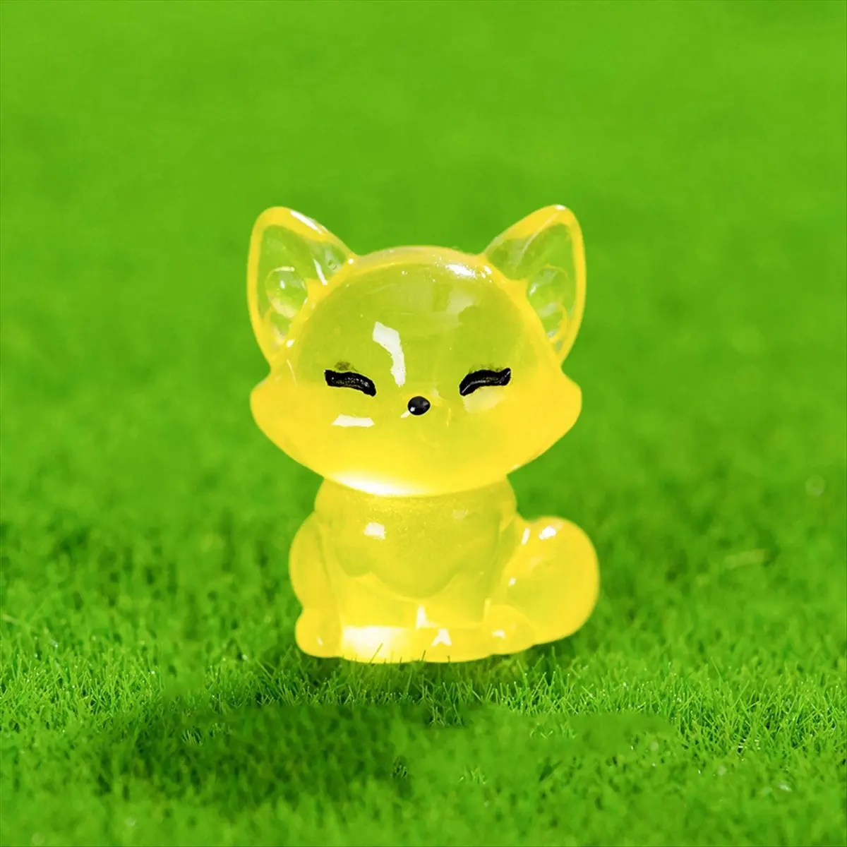 giftnew 60PCS Mini Fox Ornaments-Fairy Garden Ornaments, DIY Mini Home & Desktop Ornaments