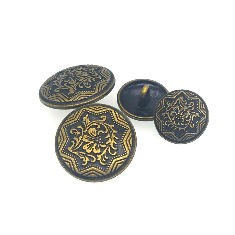 10pcs Metal Buttons Scrapbook RetroStyle Decorate sewing accessories sewing supplies buttons for clothing diy buttons for crafts