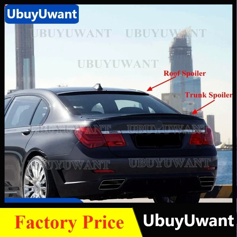 

Заднее крыло для BMW 7 серии F01, спойлер багажника 2008-2014, глянцевый черный задний спойлер из углеродного волокна, автомобильные аксессуары