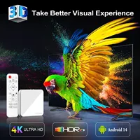 H96 MAX Smart TV Box H313 Android TV Box WIFI6 4K 2GB 8GB 16GB HD Media Player Android 14 WiFi BT Quad Core Video Set Top TV Box