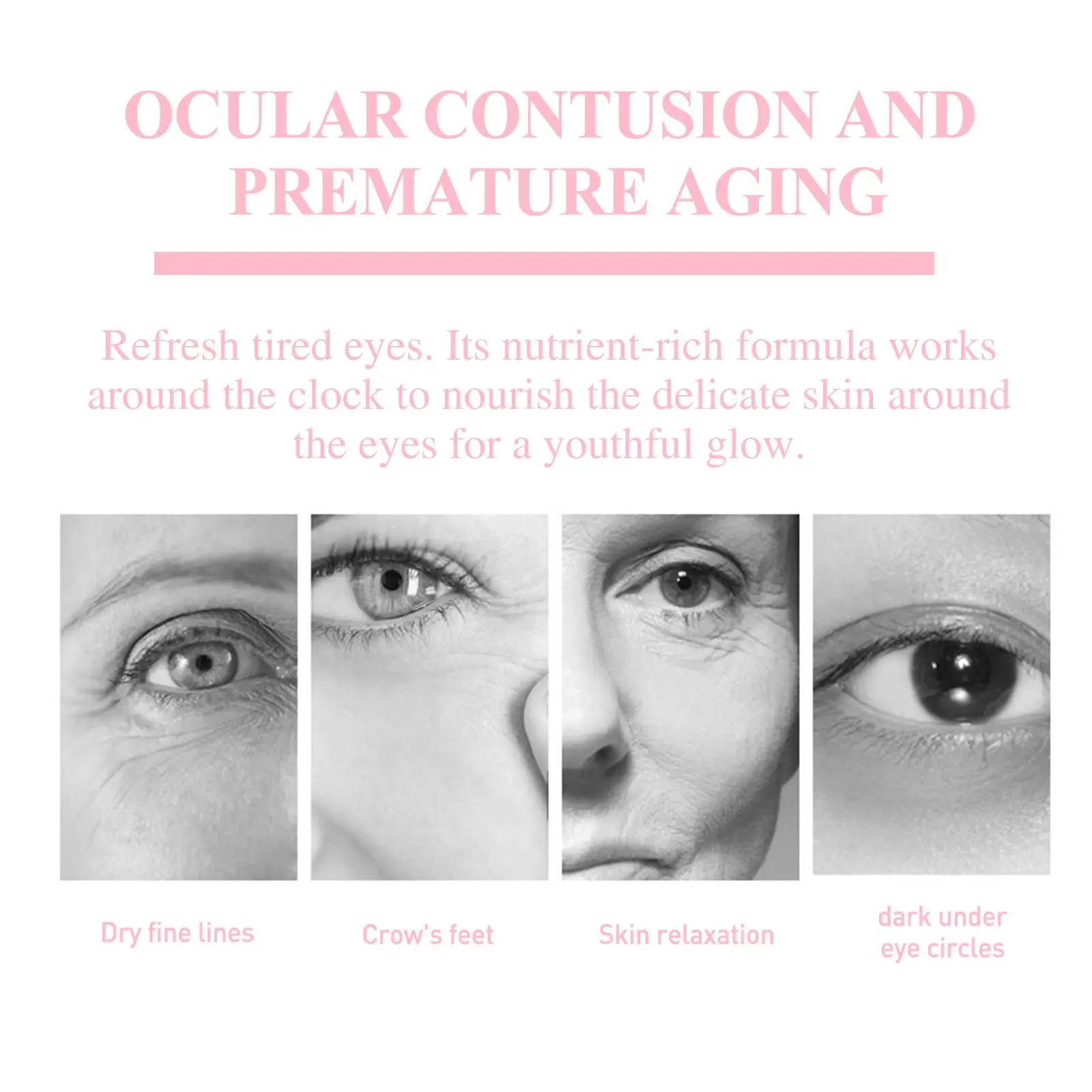 Retinol Eye Cream Stick Lightens Dark Circles Reduce Fine Circles Firming Eye Cream Under Eye Serum Moisturizing Eye Skin Care