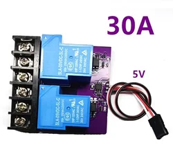 1PCS 1CH Dual-way 30A PWM R elay Switch Navigation Light Remote Control Electronic Module for DIY Module Board Arduino