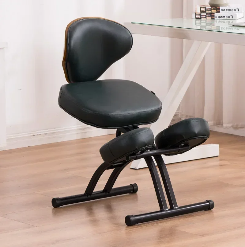 Modern Ergonomic Kneeling Chair Chiropractic Office Chair Computer Chair Adjustable Angle Back Chair