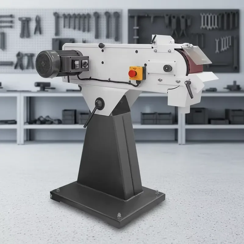 

400V 2 Speeds Metal Belt Sanding Machine with New Motor Core Component