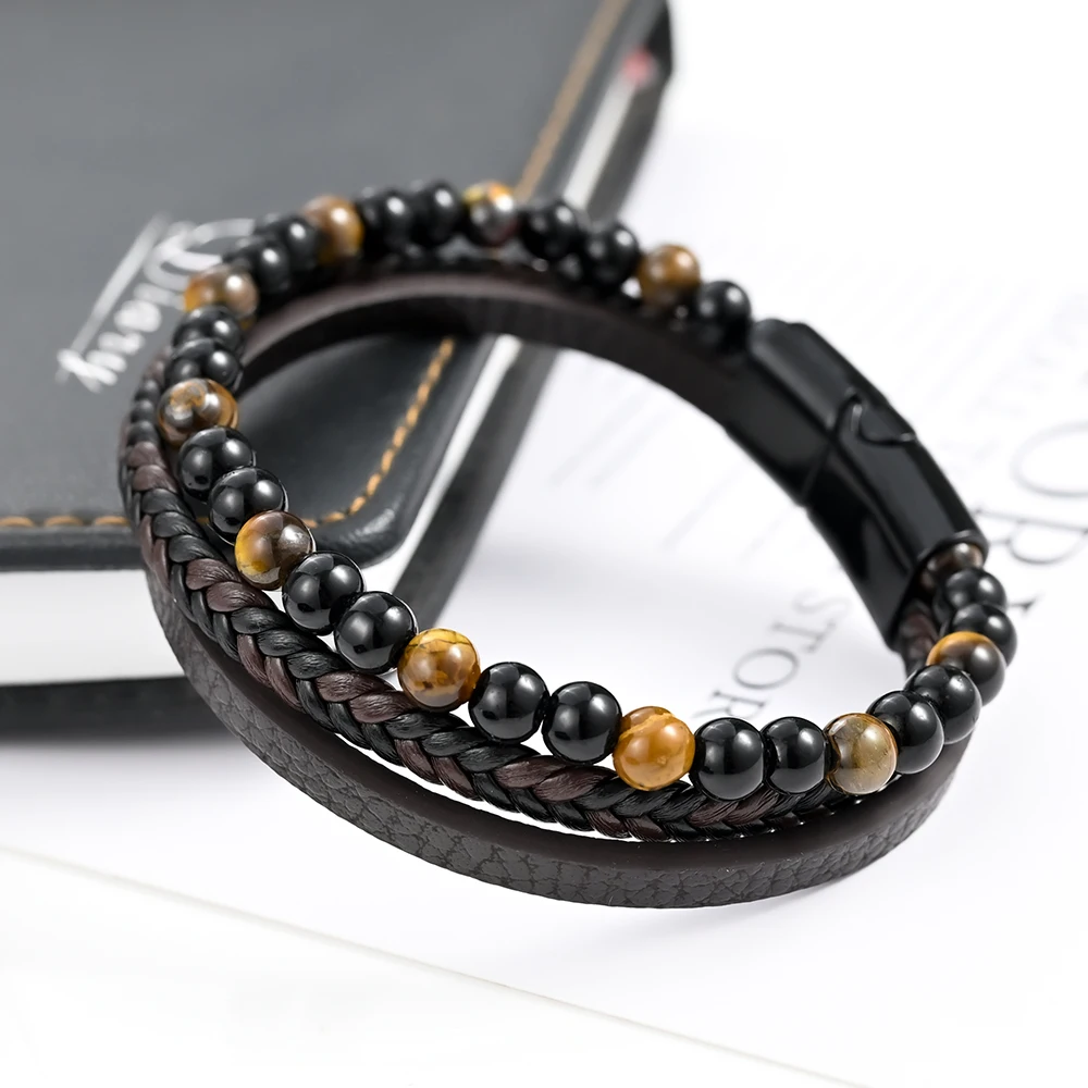 Men's Leather Brace… - image