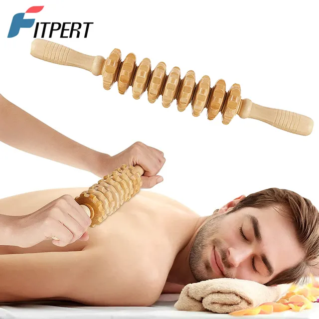 Wooden Massage Roller for Practical Home Use