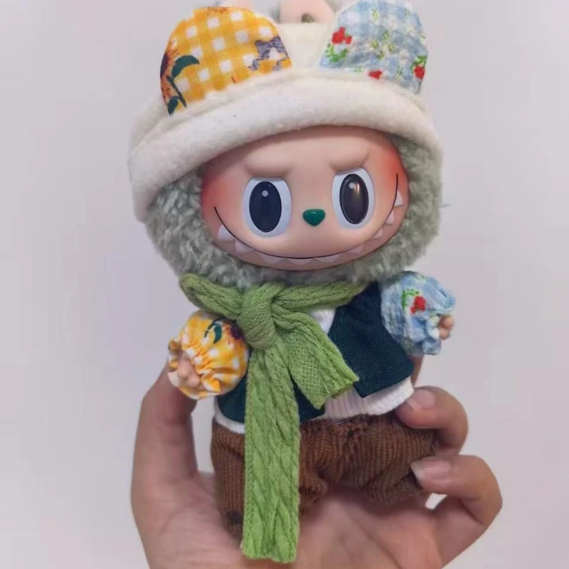 Schattige Pop Kleding Outfit Accessoires Voor 17 Cm Labubu V2 V1 Pop Kawaii Kleding Verschillende Stijlen Cosplay Jurk Kid speelgoed Geschenken