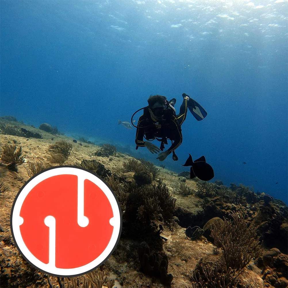 

3pcs Diving Line Marker Orange High Visibility Cave Navigation Tool Portable Waterproof Directional Indicator For Technical