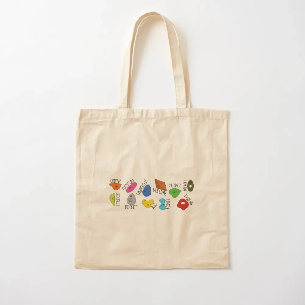 

Climbing Holds Tote Bag shopping bag logo large tote bag