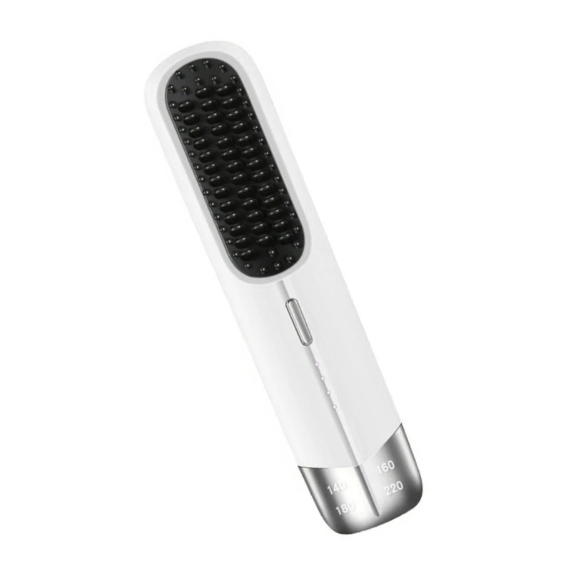 Multifunctional Hair Styler Hair Styling Brush Hair Straightener Hair Straightener Brush Curling Iron Comb ABS Texture