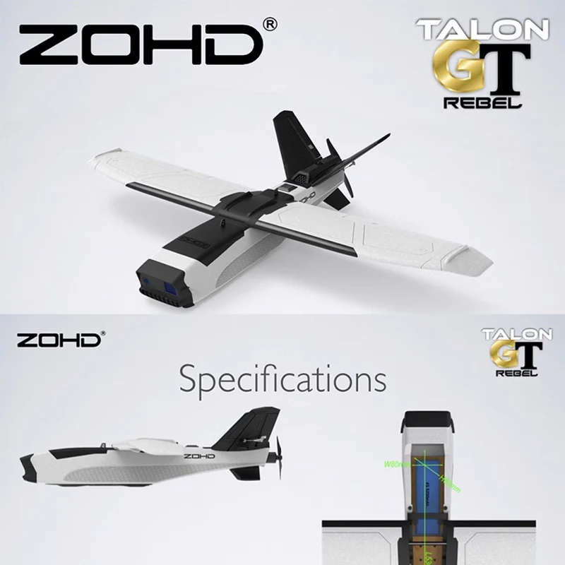 

ZOHD Talon GT Rebel 1000mm Wingspan Rebel 1000mm Wingspan RC Airplane Adult Outdoor RC Aircraft Toy