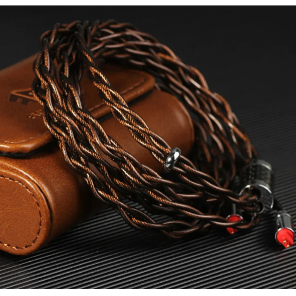 FiftyStrings MQ5 Headphone Upgrade Cable Bandung Upocc Pure Copper 22.5awg High Flux Balanced Cable 0.78 MMCX Mq3 air pods