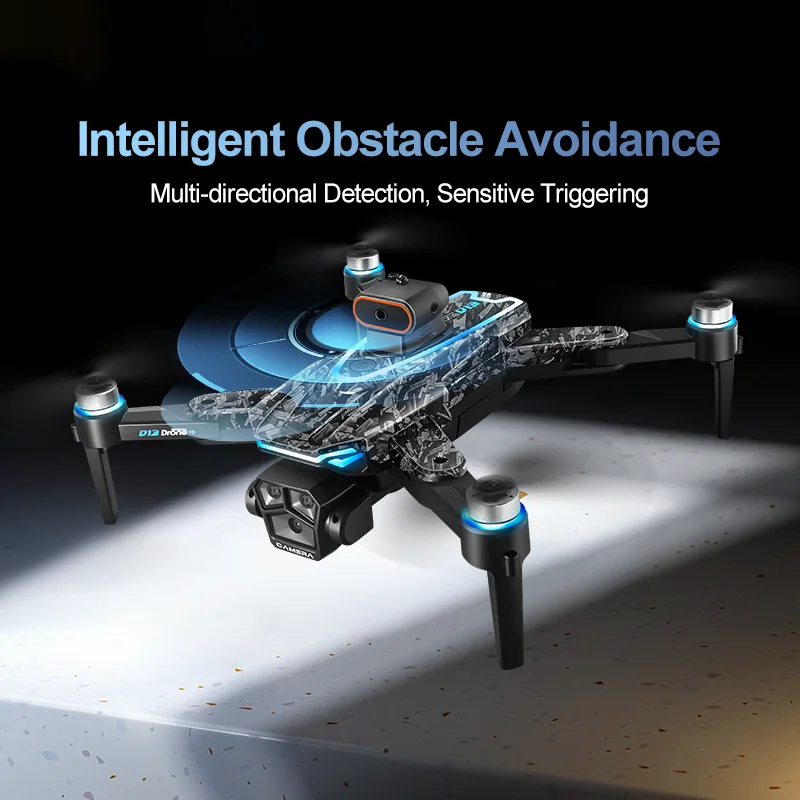 OnePlus D13 GPS Drone 8K Triple-Camera HD Optical Flow Intelligent Obstacle Avoidance Brushless Screen Remote Control Drone