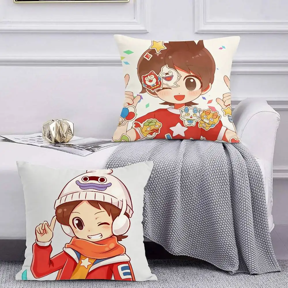 Yo-kai Watch Nathan Adams Pillow Case for Sofa Living Room Home office Decor Protective Cover